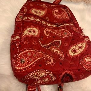 Red Paisley Mini Vera Bradley backpack!